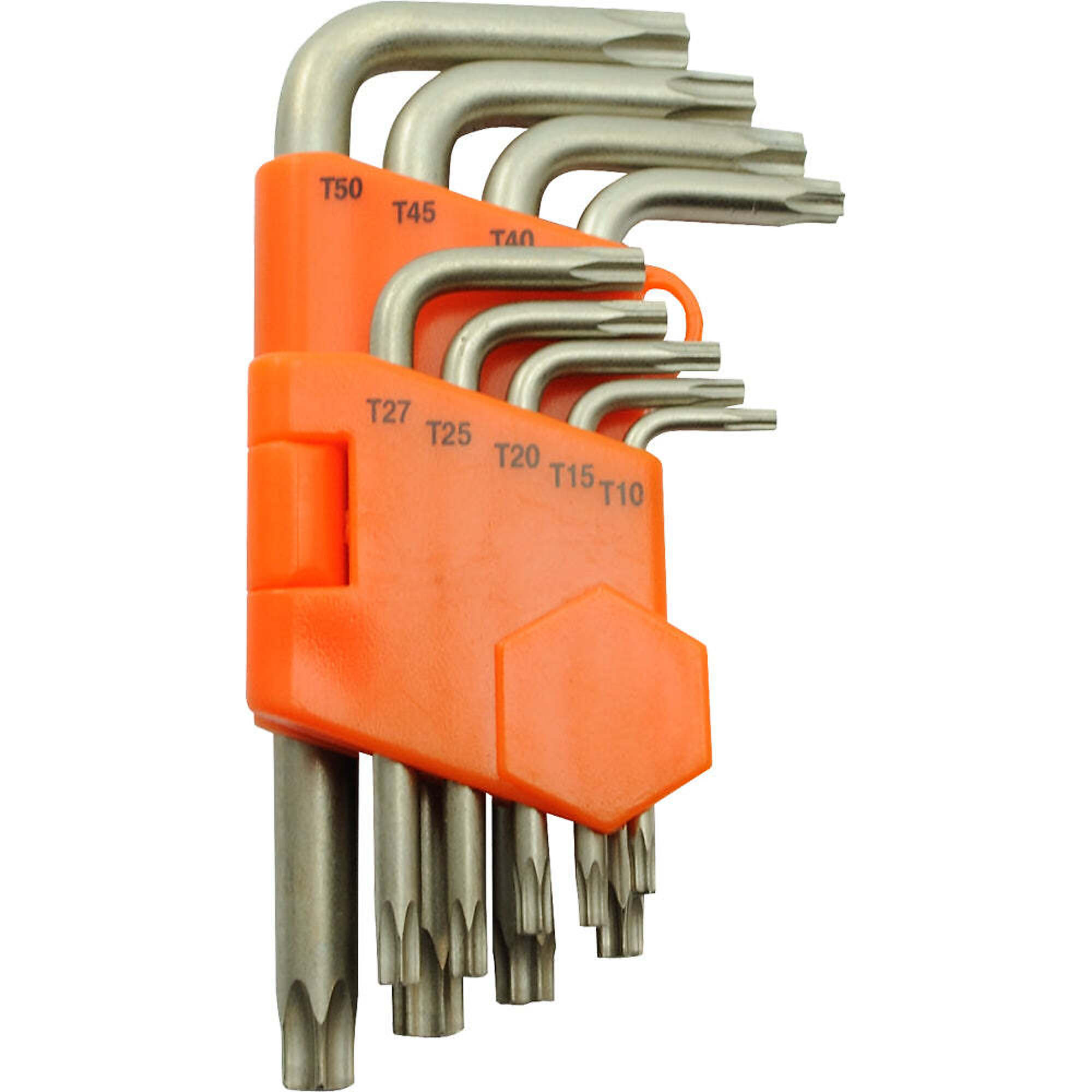 Dynamic Tools 9 Piece Torx® Hex Key Set, T10 - T50
